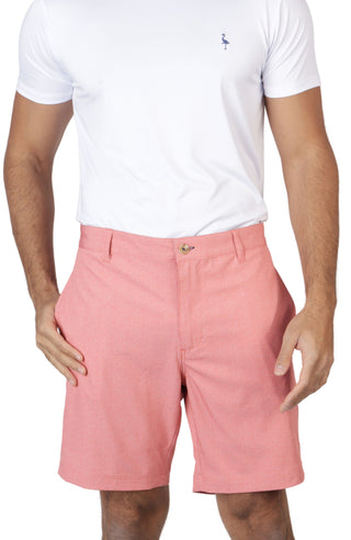 'On The Fly' Melange Golf Shorts