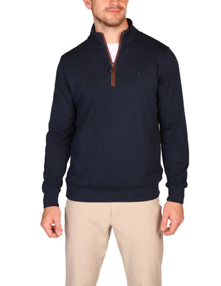 Ottoman Knit Quarter-Zip