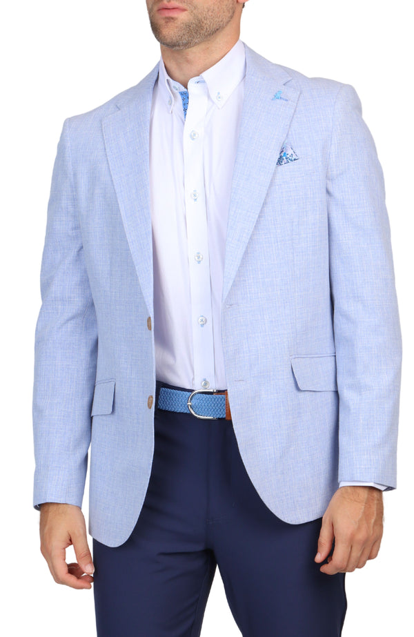 Blue Broken Check Sport Coat