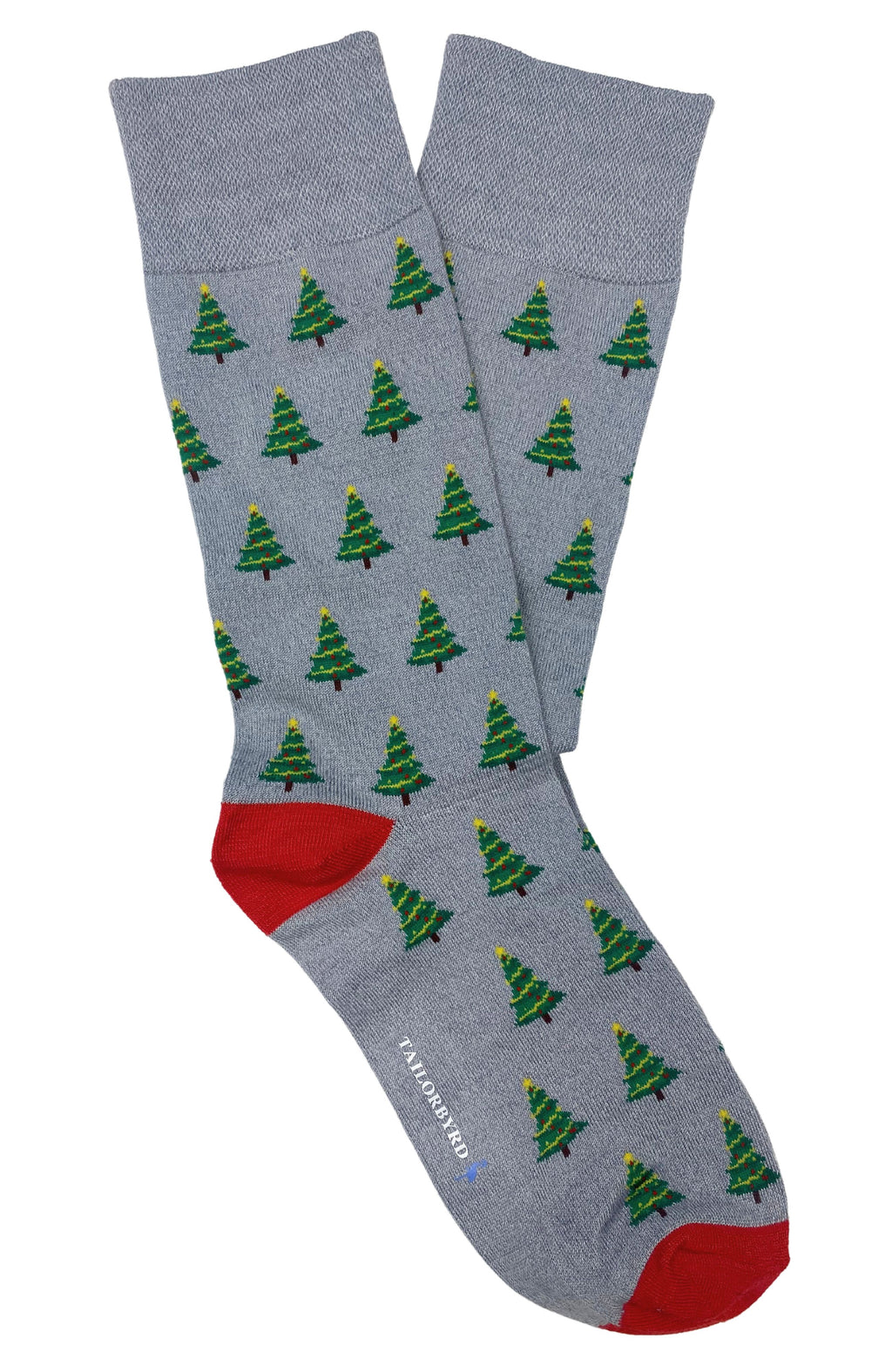 Grey Christmas Tree Crew Socks – TailorByrd