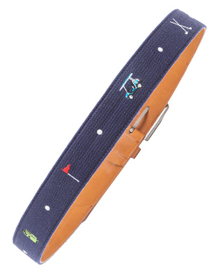 Leather Canvas Golf Belt