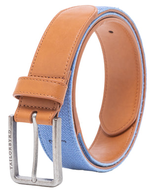 Leather Canvas Byrd Belt