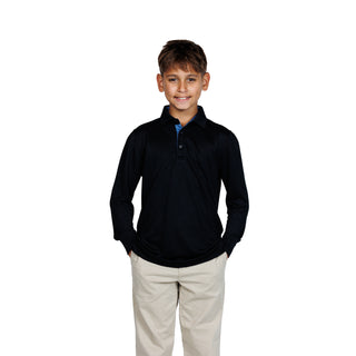 Boys In Motion Long Sleeve Polo