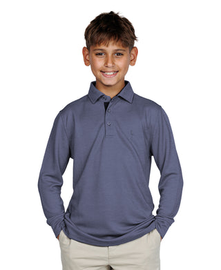 Boys Signature Modal Long Sleeve Polo