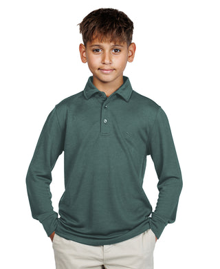 Boys Signature Modal Long Sleeve Polo