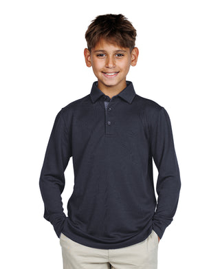 Boys Signature Modal Long Sleeve Polo