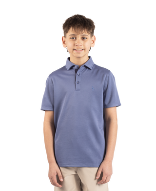 Boys Solid Modal Polo