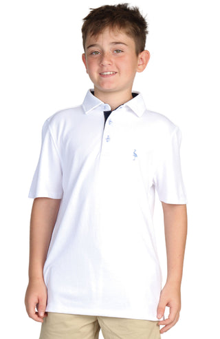 Boys Classic Solid Modal Polo