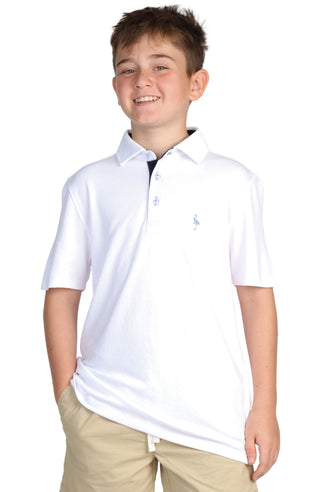 Boys Classic Solid Modal Polo