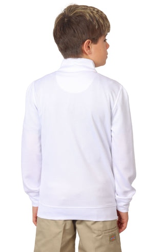 Boys Solid Modal Quarter-Zip