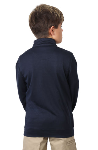 Boys Solid Modal Quarter-Zip