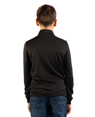 Boys Modal Quarter Zip with Contrast Trim