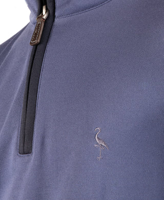 Boys Modal Quarter Zip with Contrast Trim