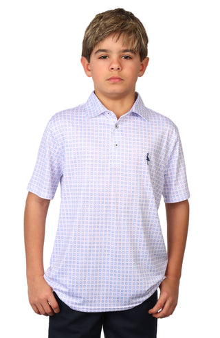 Boys Geo Square Performance Polo