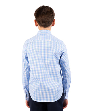 Boys Signature Gingham Long Sleeve Shirt