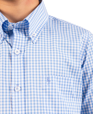 Boys Signature Gingham Long Sleeve Shirt