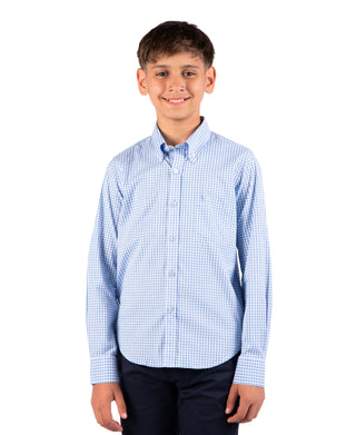 Boys Signature Gingham Long Sleeve Shirt