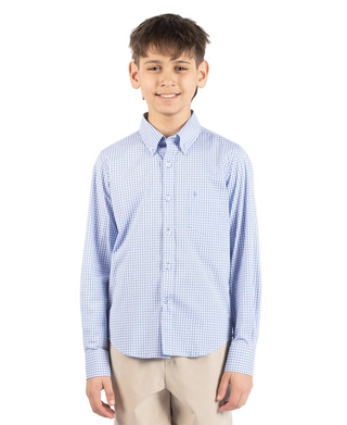 Boys Signature Gingham Long Sleeve Shirt