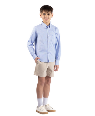 Boys Signature Gingham Long Sleeve Shirt