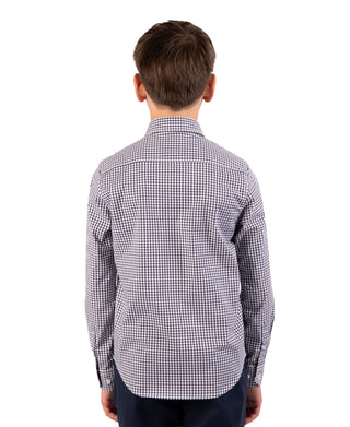 Boys Signature Gingham Long Sleeve Shirt