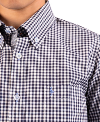 Boys Signature Gingham Long Sleeve Shirt