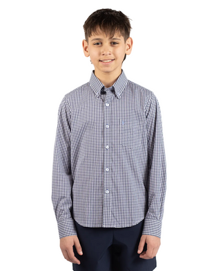 Boys Signature Gingham Long Sleeve Shirt
