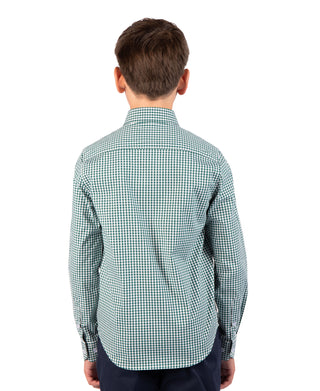 Boys Signature Gingham Long Sleeve Shirt