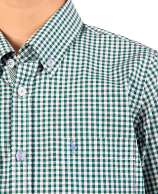 Boys Signature Gingham Long Sleeve Shirt