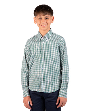 Boys Signature Gingham Long Sleeve Shirt