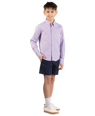 Boys Signature Gingham Long Sleeve Shirt