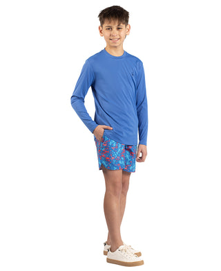 Boys Solid Long Sleeve Rashguard