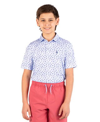 Boys Vintage Stars Performance Polo
