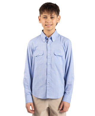 Boys Signature Chambray Long Sleeve Shirt