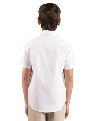 Boys Signature Oxford Short Sleeve Shirt