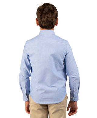 Boys Signature Oxford Long Sleeve Shirt