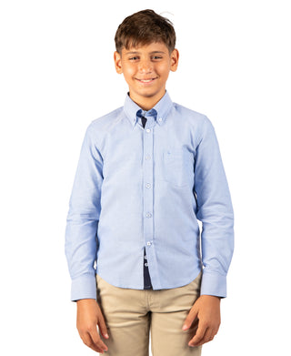 Boys Signature Oxford Long Sleeve Shirt