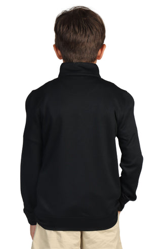 Boys Contrast Trim Modal Quarter-Zip