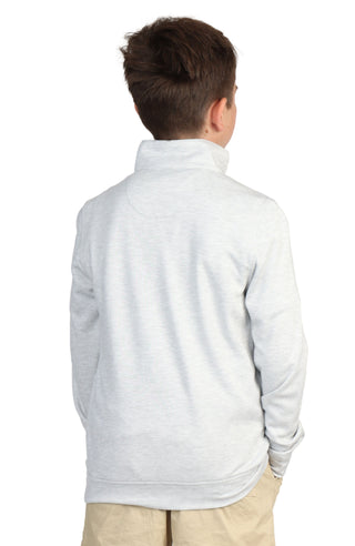 Boys Contrast Trim Modal Quarter-Zip