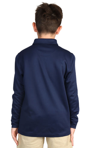 Boys Long Sleeve Modal Polo