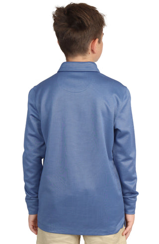 Boys Long Sleeve Modal Polo