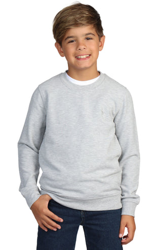 Boys Sueded Fleece Crewneck Pullover