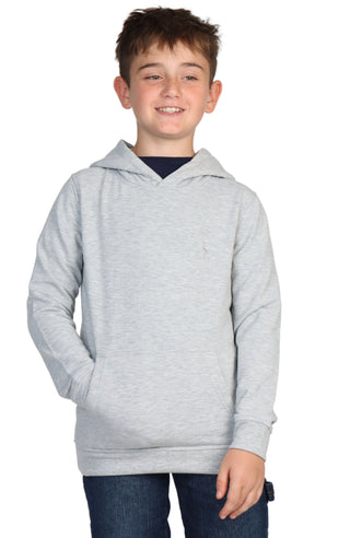 Boys Sueded Fleece Pullover Hoodie