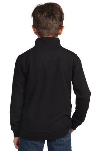 Boys Sueded Fleece Quarter-Zip