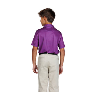 Boys Gametime Performance Polo - Mini Houndstooth