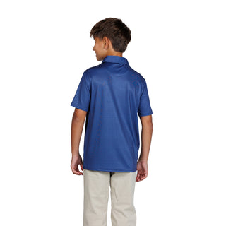 Boys Gametime Performance Polo - Mini Houndstooth