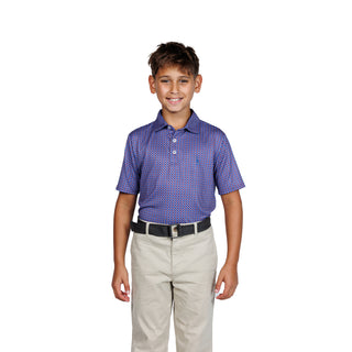 Boys Gametime Performance Polo - Footballs