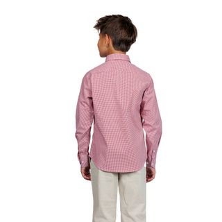 The Fall Standard Boys Micro Gingham Buttondown