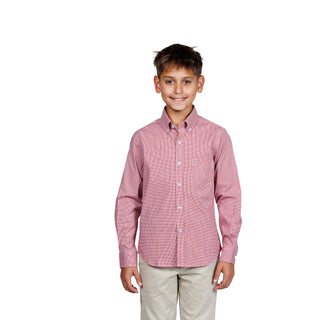 The Fall Standard Boys Micro Gingham Buttondown