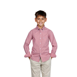 The Fall Standard Boys Micro Gingham Buttondown