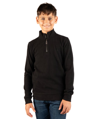 Boys Cozy Knit Quarter Zip